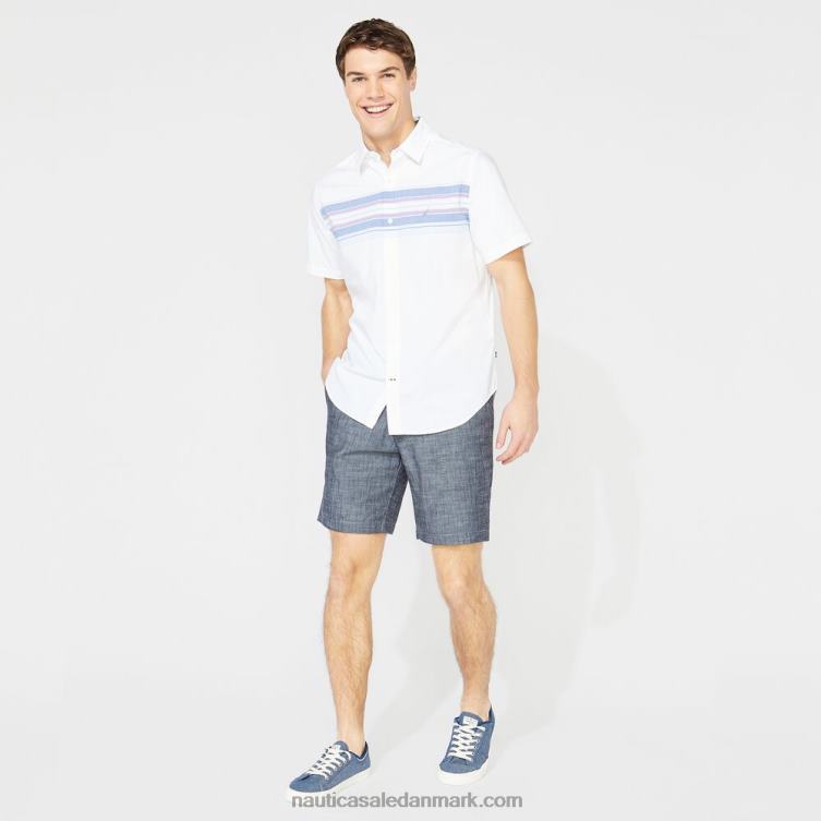 stort og højt 8,5\" chambray dækkort synke blå denim vask Nautica PZ4T670 Mænd