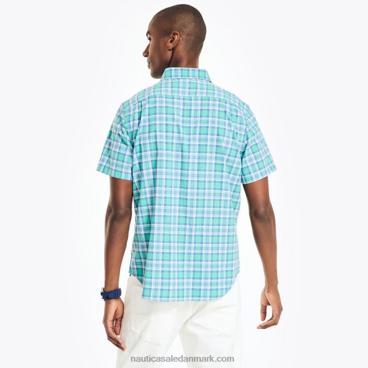 bæredygtigt udformet plaid kortærmet skjorte nilen Nautica PZ4T348 Mænd