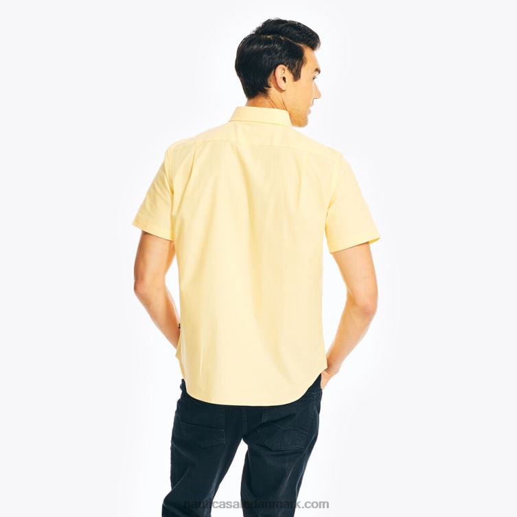 kortærmet oxford skjorte påskelilje Nautica PZ4T620 Mænd