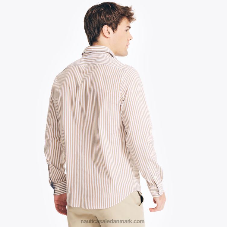 navtech trim fit stribet skjorte alt krydderi Nautica PZ4T260 Mænd