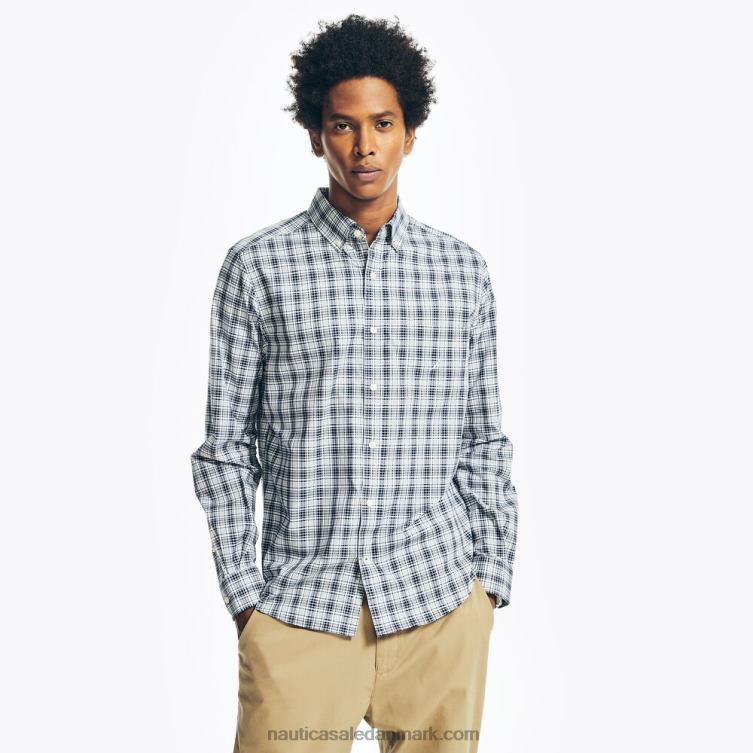 plaid oxford skjorte højhus Nautica PZ4T293 Mænd