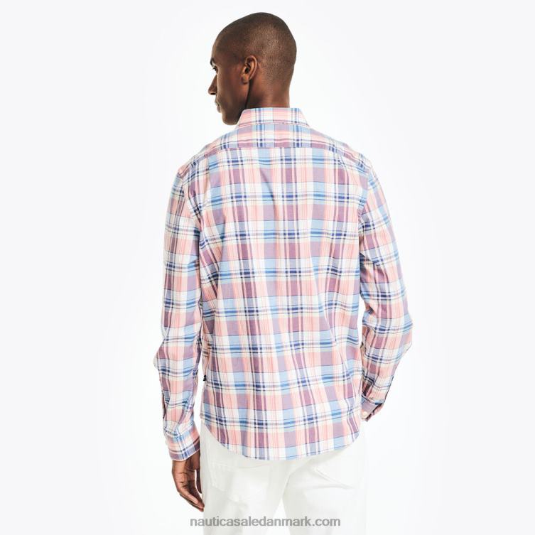 plaid poplin skjorte tebær Nautica PZ4T690 Mænd