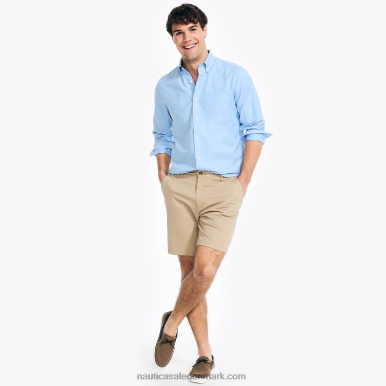 solid oxford skjorte aquasplash Nautica PZ4T24 Mænd