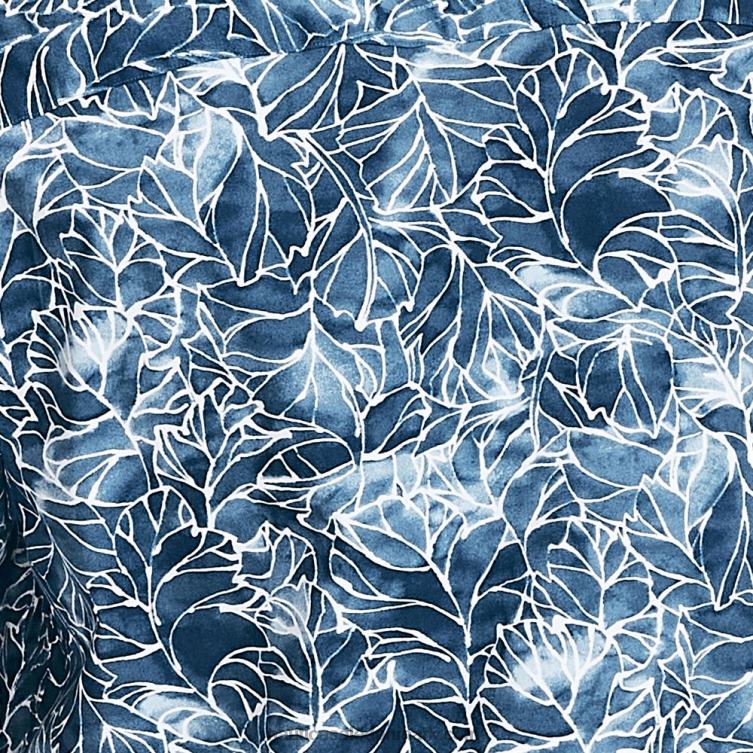 stor og høj lejrskjorte med klassisk pasform ejendom blå Nautica PZ4T592 Mænd