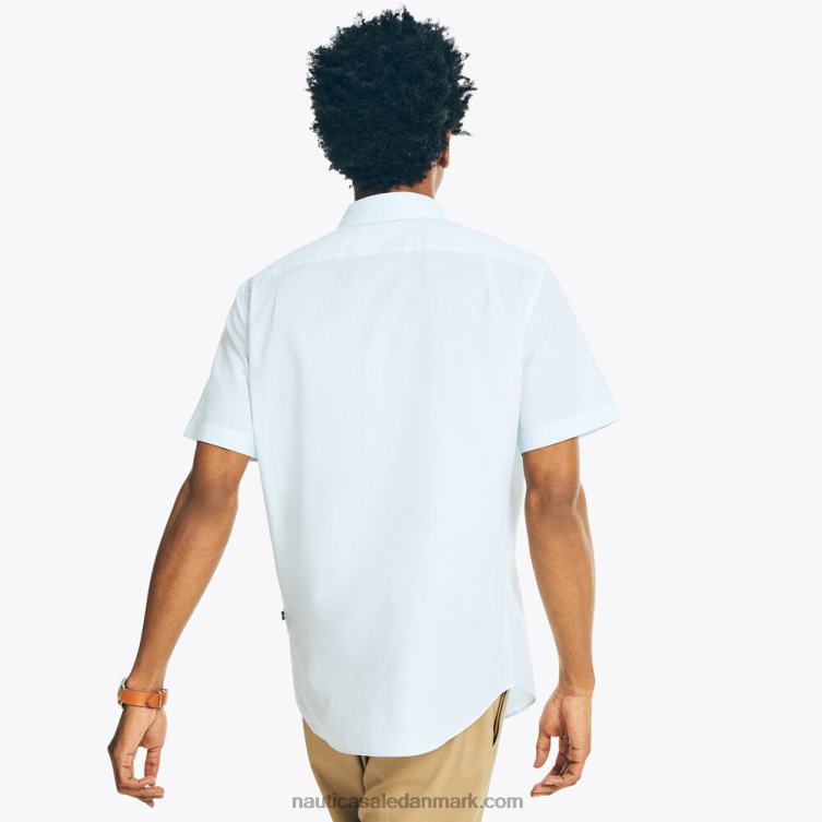stor og høj solid oxford skjorte havtåge Nautica PZ4T518 Mænd