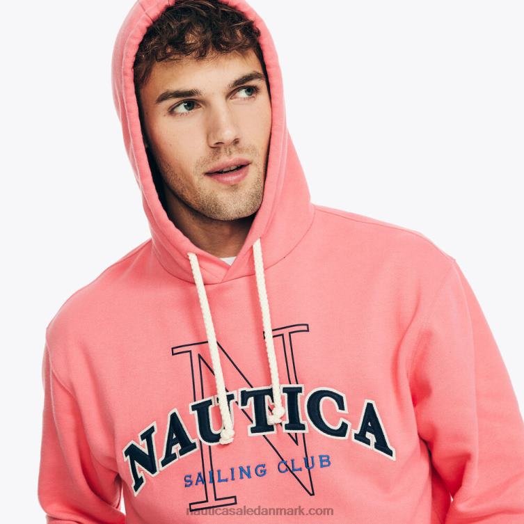 bæredygtigt udformet logo-hættetrøje tebær Nautica PZ4T257 Mænd