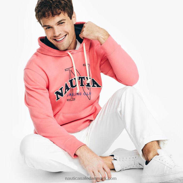 bæredygtigt udformet logo-hættetrøje tebær Nautica PZ4T257 Mænd