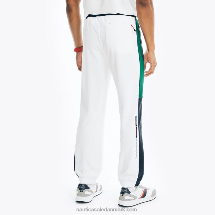 konkurrence bæredygtigt udformet colorblock jogger lyse hvid Nautica PZ4T503 Mænd