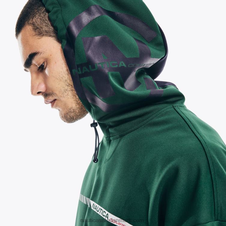 konkurrence bæredygtigt udformet logo pullover hættetrøje kosmisk bregne Nautica PZ4T566 Mænd