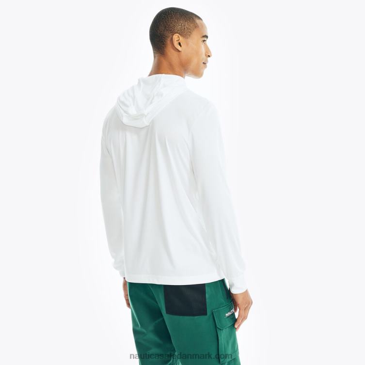 konkurrence bæredygtigt udformet pullover hættetrøje lyse hvid Nautica PZ4T386 Mænd