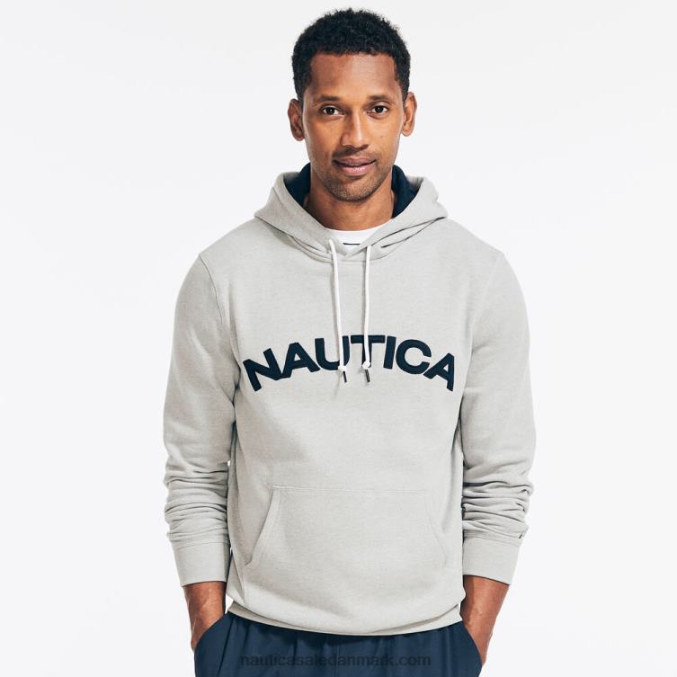 logo pullover hættetrøje grå lyng Nautica PZ4T37 Mænd