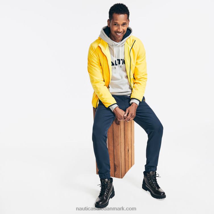 logo pullover hættetrøje grå lyng Nautica PZ4T37 Mænd