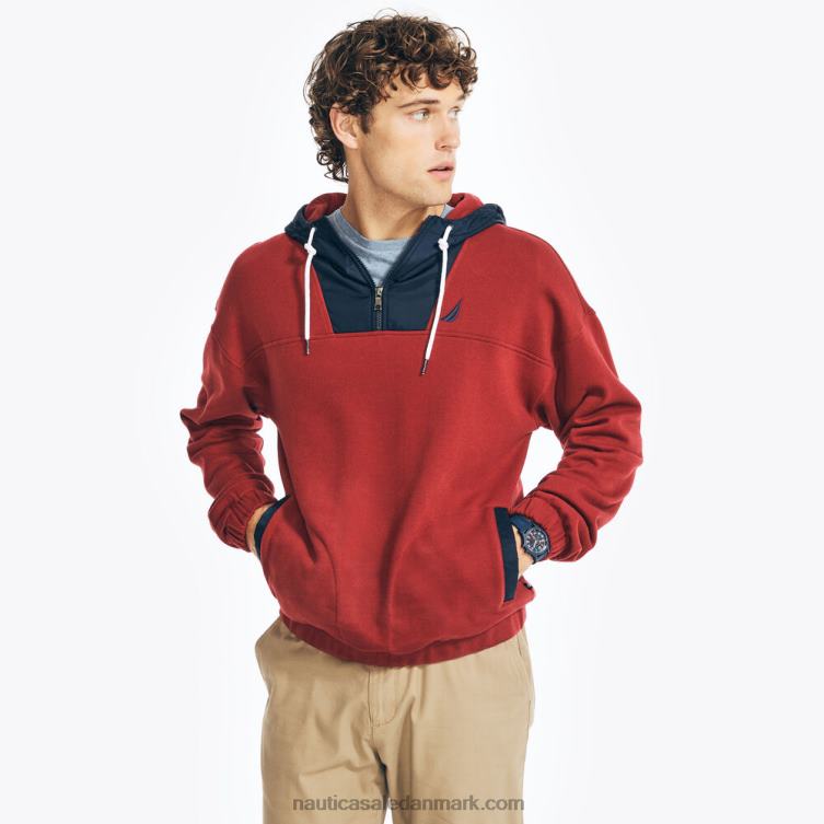 mixed media pullover hættetrøje melonbær Nautica PZ4T398 Mænd