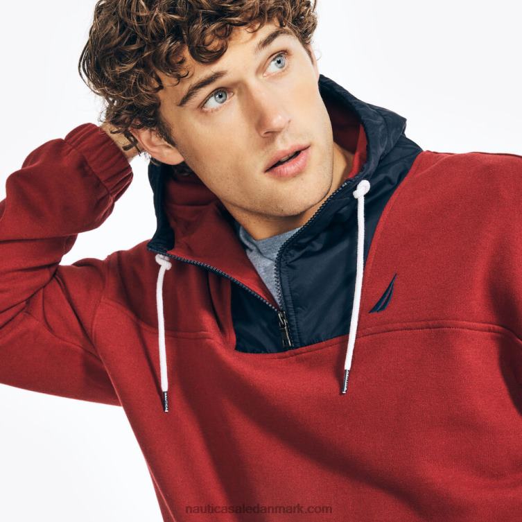 mixed media pullover hættetrøje melonbær Nautica PZ4T398 Mænd