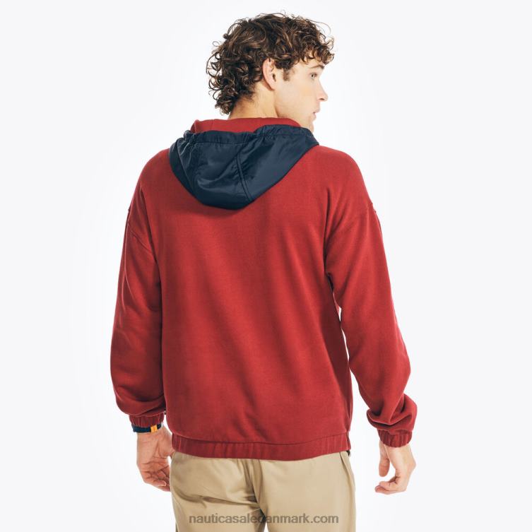 mixed media pullover hættetrøje melonbær Nautica PZ4T398 Mænd