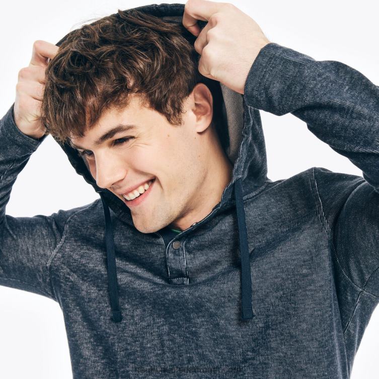 pullover hættetrøje med snøre flåde Nautica PZ4T678 Mænd