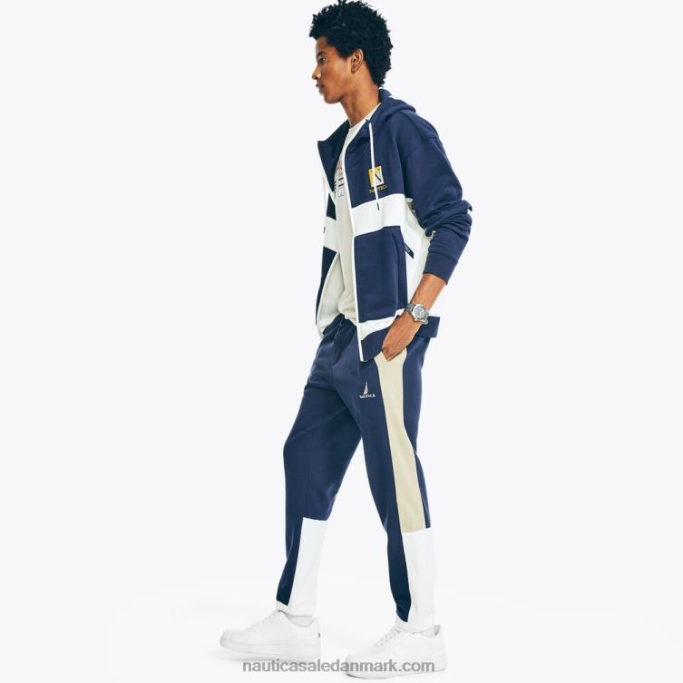 sidestribet colorblock jogger stjerneblå lyng Nautica PZ4T255 Mænd