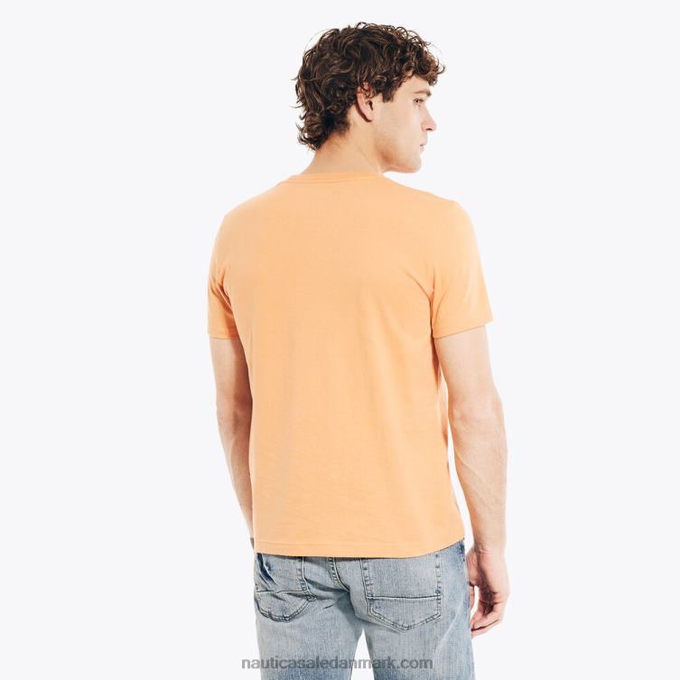 bæredygtigt udformet arv grafisk t-shirt orkidé pink Nautica PZ4T553 Mænd