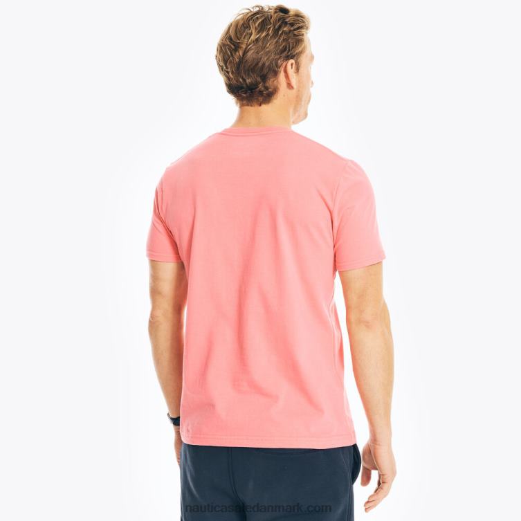 bæredygtigt udformet flag grafisk t-shirt tebær Nautica PZ4T700 Mænd