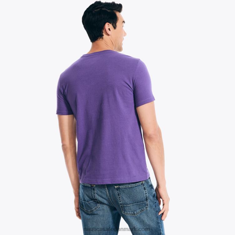 bæredygtigt udformet grafisk t-shirt til sejlerafdelingen guldfinke Nautica PZ4T96 Mænd