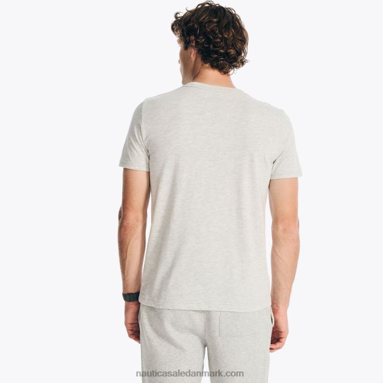 bæredygtigt udformet havudfordring grafisk t-shirt grå lyng Nautica PZ4T416 Mænd