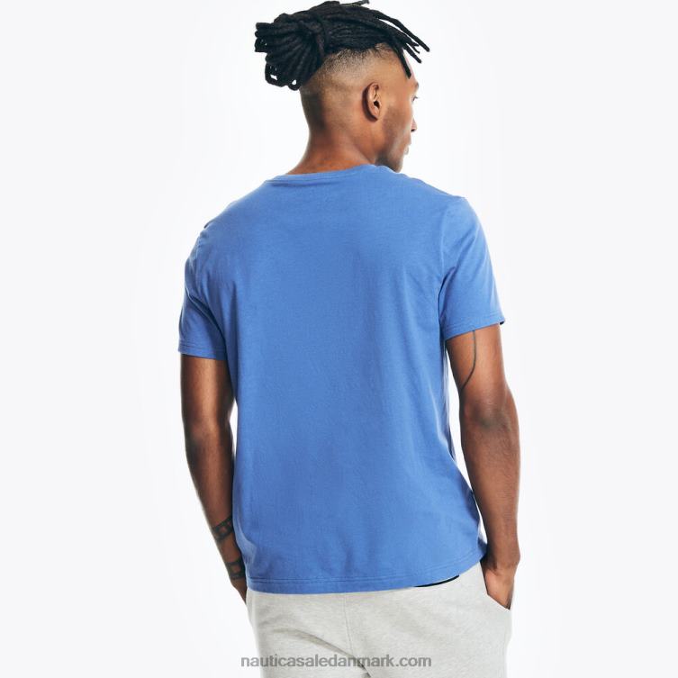 bæredygtigt udformet n-83 grafisk t-shirt nite havlyng Nautica PZ4T384 Mænd