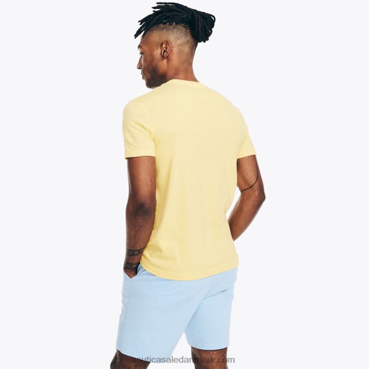 bæredygtigt udformet sejlende grafisk t-shirt asp guld Nautica PZ4T490 Mænd