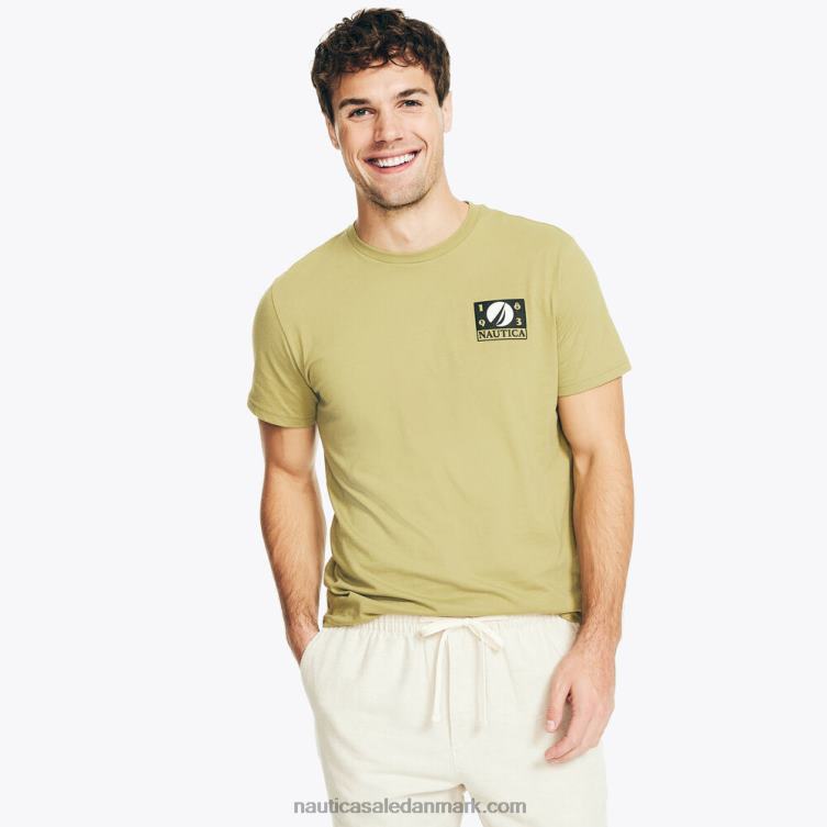 bæredygtigt udformet sejlende grafisk t-shirt oxid Nautica PZ4T202 Mænd