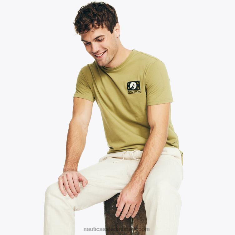 bæredygtigt udformet sejlende grafisk t-shirt oxid Nautica PZ4T202 Mænd