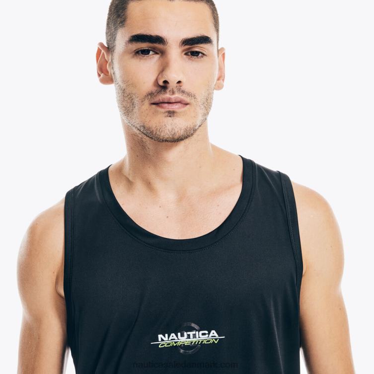 konkurrence bæredygtigt udformet tank ægte sort Nautica PZ4T511 Mænd