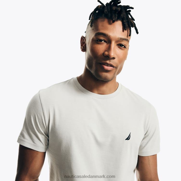 lyng t-shirt med rund hals grå lyng Nautica PZ4T8 Mænd