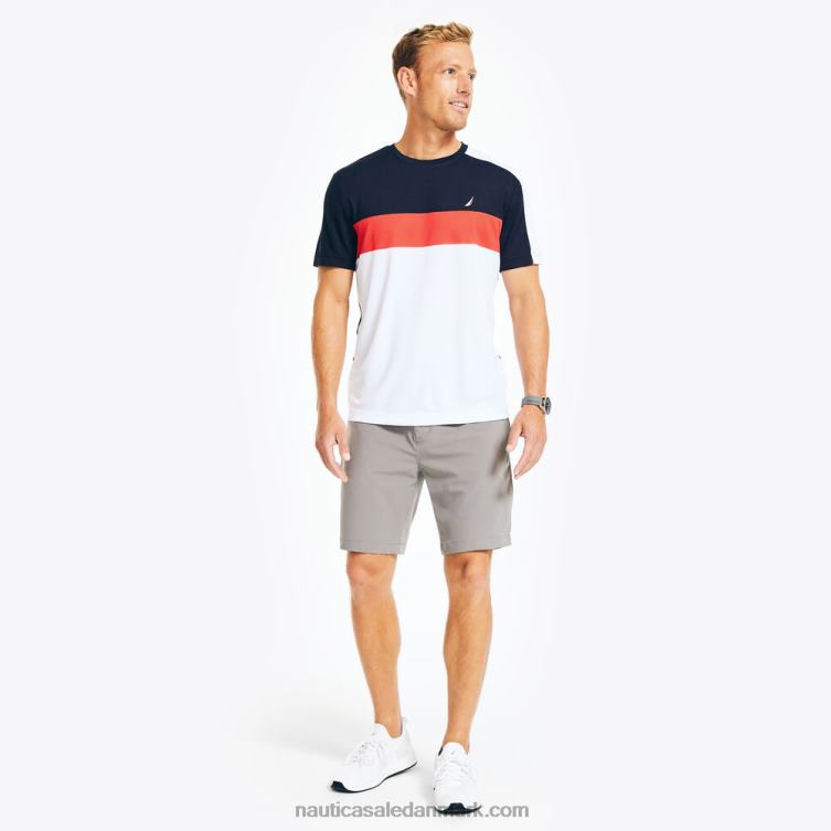 navtech bæredygtigt udformet t-shirt flåde Nautica PZ4T379 Mænd