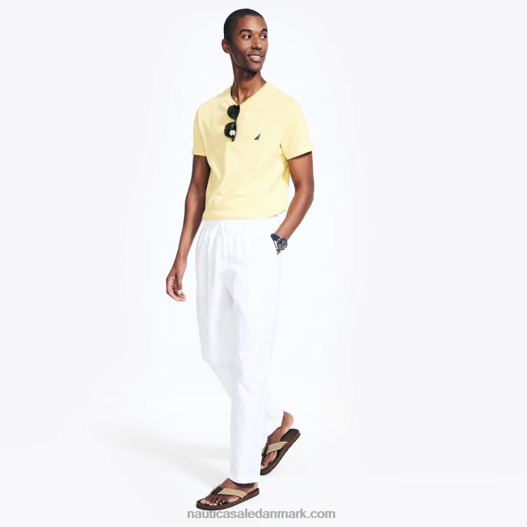 solid t-shirt med rund hals asp guld Nautica PZ4T1 Mænd