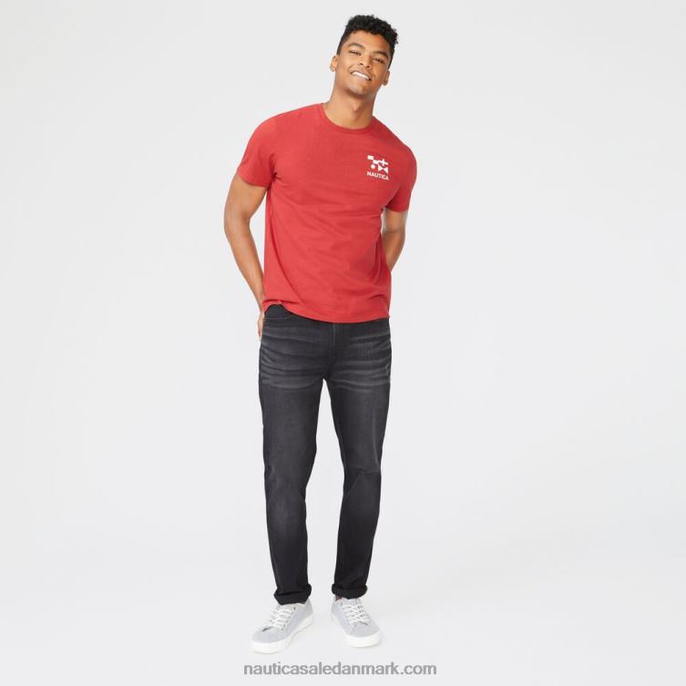 stor og høj bæredygtigt udformet grafisk t-shirt lotus Nautica PZ4T719 Mænd