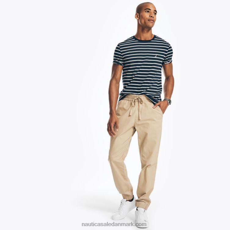 stribet t-shirt med rund hals flåde Nautica PZ4T442 Mænd