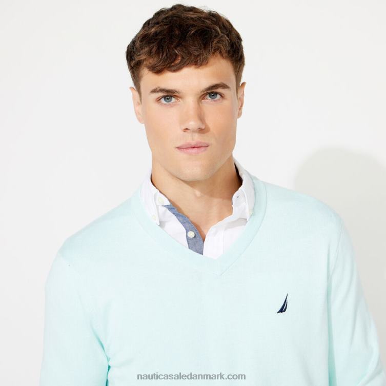 stor & høj navtech sweater med v-hals aquabreeze Nautica PZ4T698 Mænd