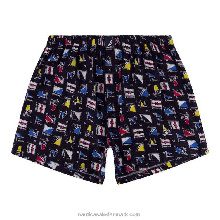 stor vævet bokser med flagprint dyb dyk vask Nautica PZ4T156 Mænd
