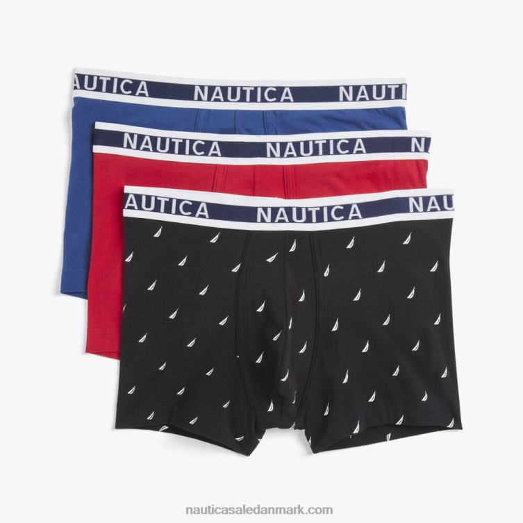 stretch trunks 3-pak zinfandel Nautica PZ4T635 Mænd