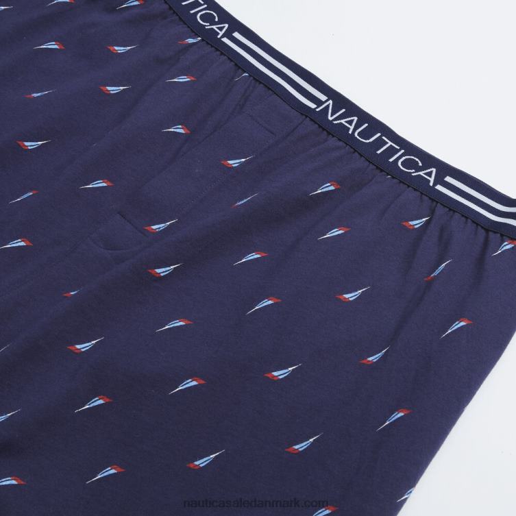 stribet sejlbåd strikket boxer safir/beggul Nautica PZ4T83 Mænd