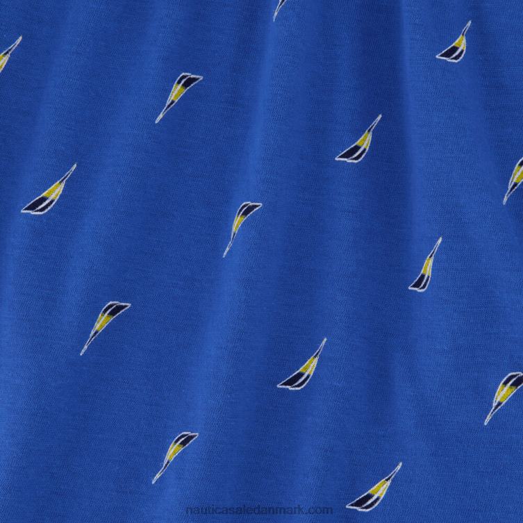 strikket boxer med sejlbådsprint klassisk blå Nautica PZ4T502 Mænd