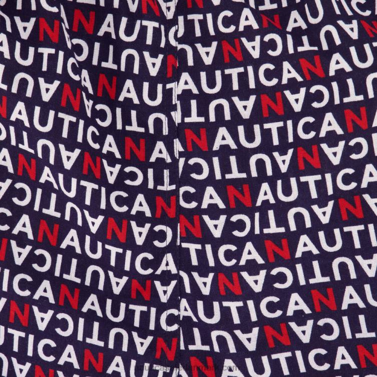 vævet bokser med logotryk delphinium blå Nautica PZ4T80 Mænd