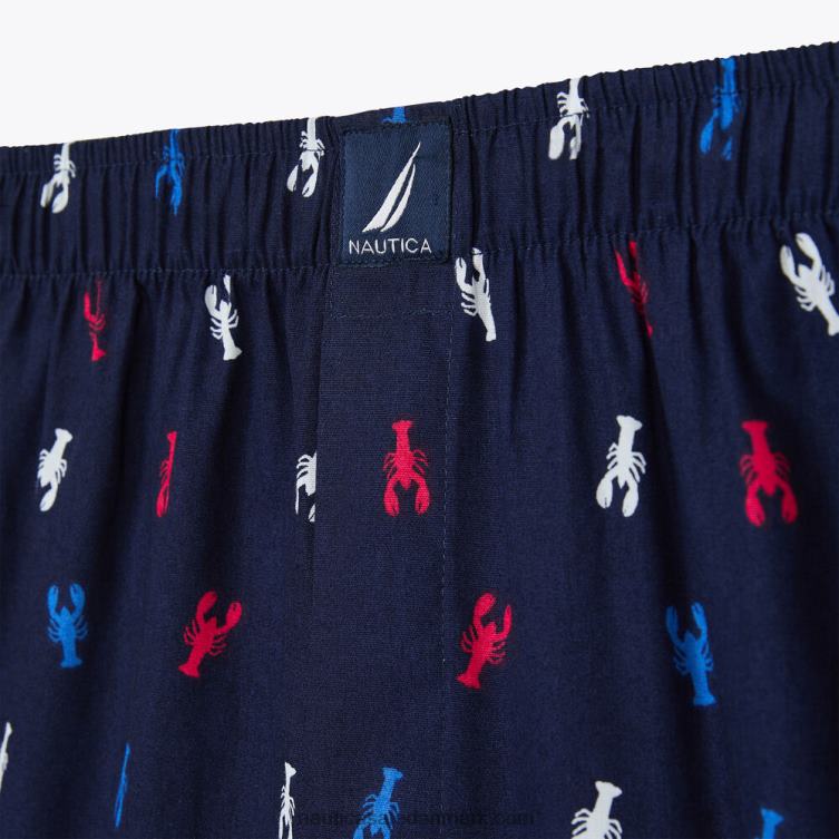 vævet boxer med hummerprint narragansett grå vask Nautica PZ4T111 Mænd