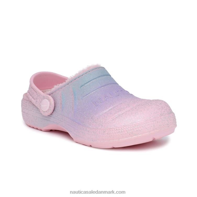 piger regnbue glitter træsko cabana pink Nautica PZ4T1542