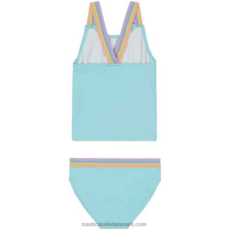 flerfarvet stribet logo til piger og tankini med rem (8-16) stjerne safir Nautica PZ4T1494