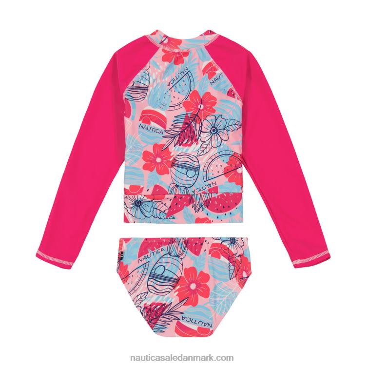 småbørnspigers frugtudslætsbeskyttelsessæt (2t-4t) mørk akacie Nautica PZ4T1554