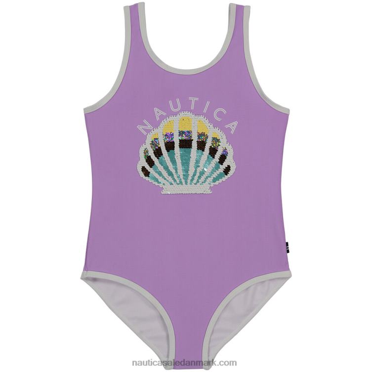 små piges muslingeskal i ét stykke (4-6x) guppy drue Nautica PZ4T1552