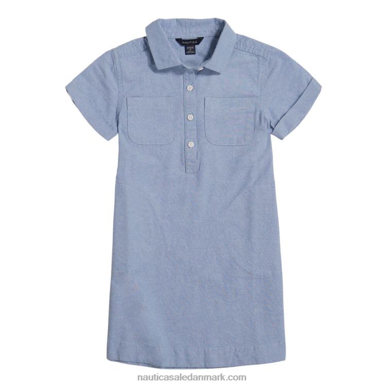 chambray skjortekjole til små piger (2t-4t) nite havlyng Nautica PZ4T1396