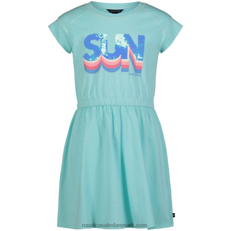 sjove solkjole til små piger (4-6x) aqua plask Nautica PZ4T1534