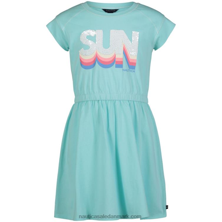 sjove solkjole til små piger (4-6x) aqua plask Nautica PZ4T1534