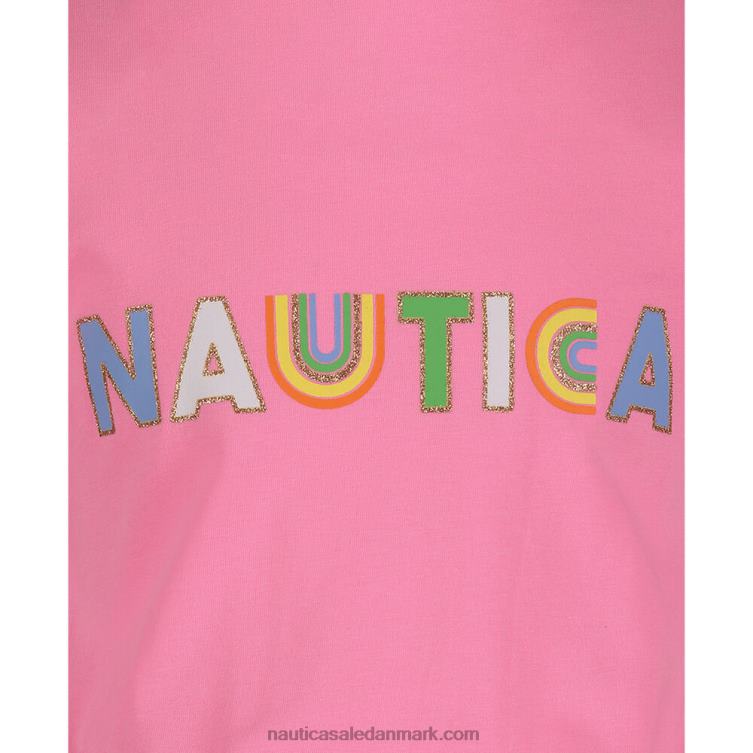 småbørnspigers regnbuekjole (2t-4t) falmet orange Nautica PZ4T1482